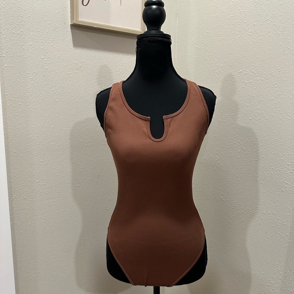Brown Bodysuit